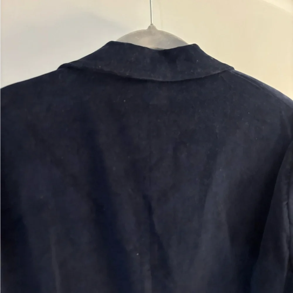 Mens Navy Velvet Blazer - Men's Classic Tailored Jacket NWT